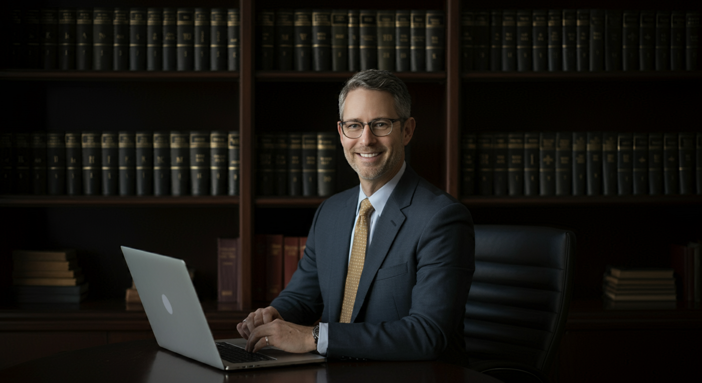Attorneys collaborating in a corporate setting